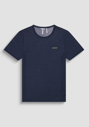 T-SHIRT  REGULAR FIT EN TEJIDO DE ALGODÓN CON PARCHE DE GOMA CON EL LOGOTIPO