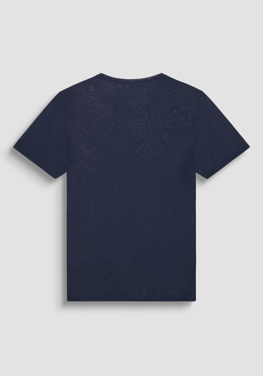 T-SHIRT  REGULAR FIT EN TEJIDO DE ALGODÓN CON PARCHE DE GOMA CON EL LOGOTIPO