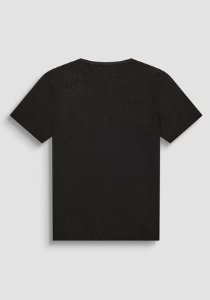 T-SHIRT REGULAR FIT EN TEJIDO DE ALGODÓN CON PARCHE DE GOMA CON EL LOGOTIPO