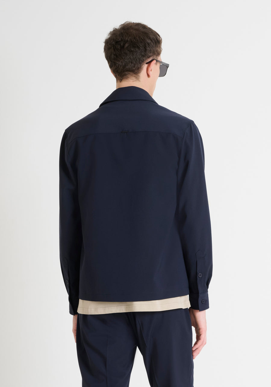 CAMISA REGULAR FIT «NAPOLI» DE MEZCLA DE VISCOSA