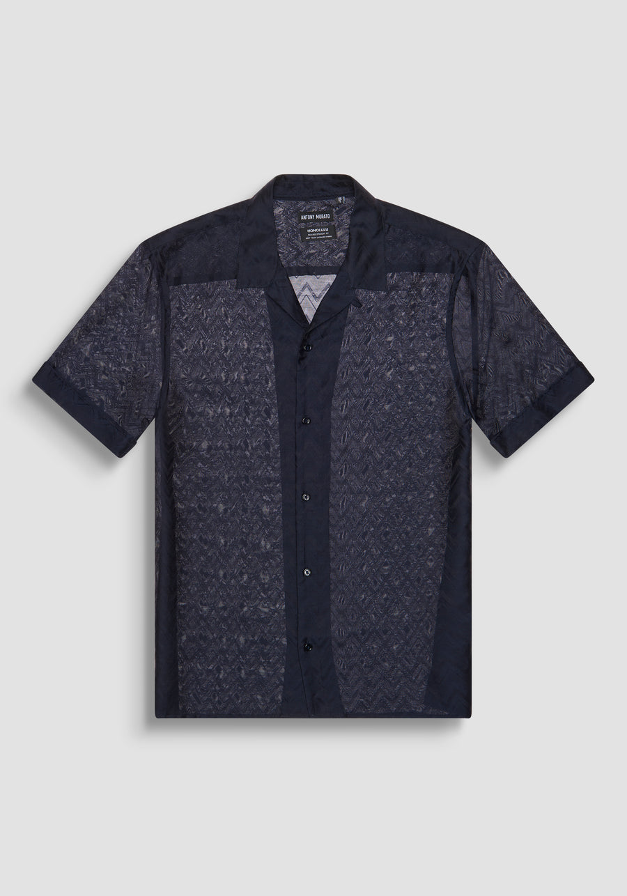 CAMISA REGULAR STRAIGHT FIT «HONOLULU» DE MEZCLA DE LYOCELL