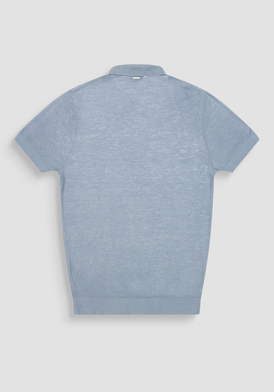 JERSEY REGULAR FIT EN MEZCLA DE LINO DE HILO SUAVE