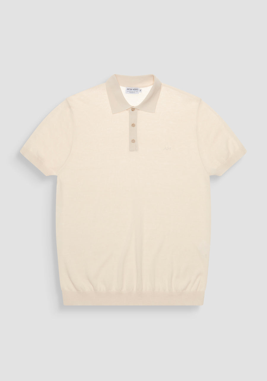 JERSEY REGULAR FIT EN MEZCLA DE ALGODÓN CON LOGO ESTAMPADO