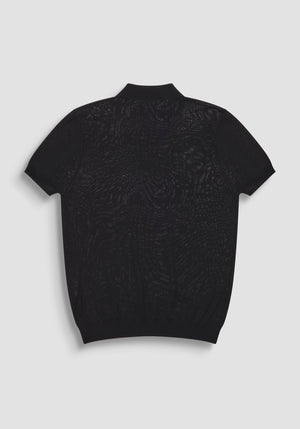 JERSEY REGULAR FIT EN MEZCLA DE ALGODÓN CON LOGO ESTAMPADO