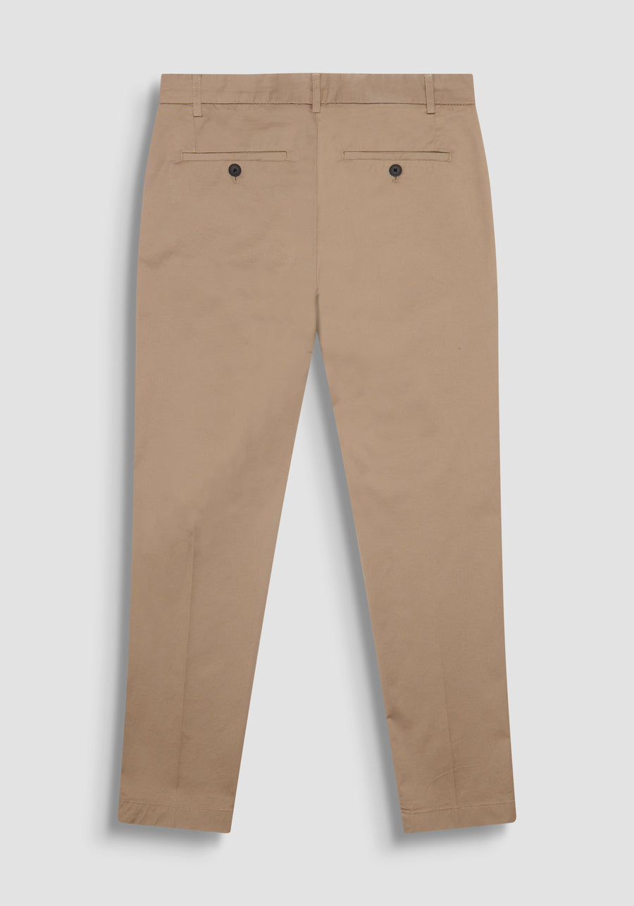 PANTALÓN “MARK” SLIM FIT DE SARGA DE ALGODÓN ELÁSTICO