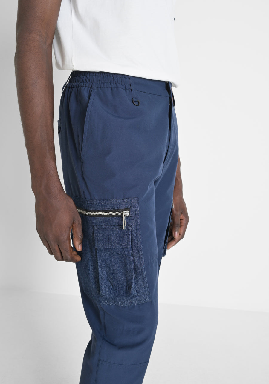 PANTALONES REGULAR FIT «LARRY» DE MEZCLA DE ALGODÓN IMPERMEABLE