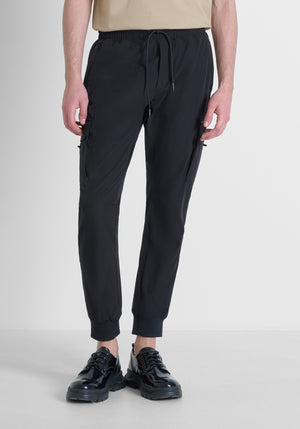 PANTALONES REGULAR FIT «KENT» DE MEZCLA DE ALGODÓN CON ELÁSTICO EN LOS TOBILLOS
