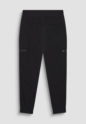 PANTALONES REGULAR FIT «KENT» DE MEZCLA DE ALGODÓN CON ELÁSTICO EN LOS TOBILLOS