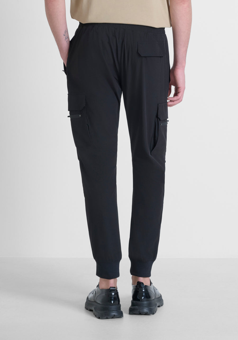 PANTALONES REGULAR FIT «KENT» DE MEZCLA DE ALGODÓN CON ELÁSTICO EN LOS TOBILLOS